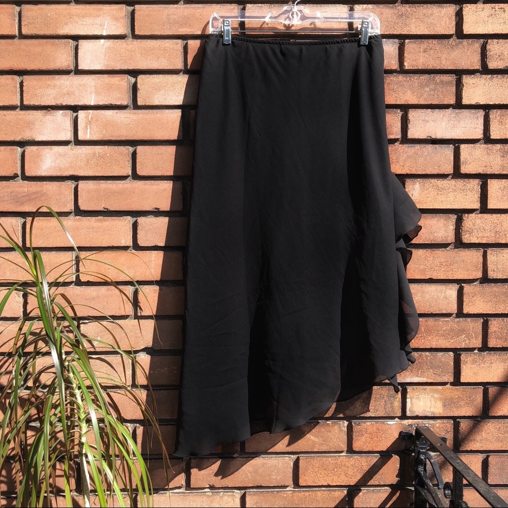 Flamenco Inspired Black Skirt
